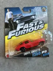 New 2017 Mattel Fast & Furious 1:55 1966 Chevrolet Corvette C2 Stingray 30/32 F8