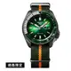 Seiko 精工錶 4R36-09H0G(SRPF73K1) 5 Sports 火影忍者_李洛克 /綠 42.5mm SK037