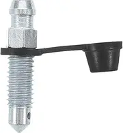 Motorcycle Brake Bleeder Screw Kit Metal Construction 8x1.25mm for Electric Scooter Replacement Parts with Dust Cap