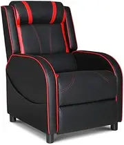 Artiss Recliner Chair Black Leather Lounge Sofa Armchair, Home Furniture Health Personal Care, Adjustable Backrest Footrest Electric Rocking Comfortable