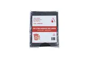 50 Pcs X 240L Black Garbage Bin Liners Ldpe X-Large Heavy Duty Commercial Bags