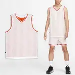 【NIKE 耐吉】球衣 GIANNIS DNA BASKETBALL 男款 白橘 速乾 字母哥 籃球 背心(FZ0925-133)