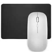White Type C & 2.4G Wireless Mouse for Desktop, Laptop, Chromebook, for iMac