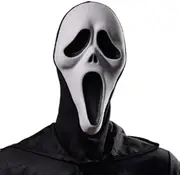 Boolavard Halloween Mask Scary Skull Mask Horror Full Head Masque Halloween Decorations Costume Creepy Cosplay Prop