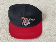 90's Looney Tunes Taz Snapback Hat Cap Red Tasmanian Devil 40th birthday nwt