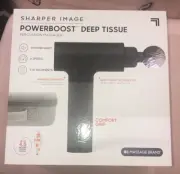 Sharper Image Powerboost Deep Tissue Percussion Massager, 5 Attachments