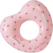 Swim Through Rings for Pool - Heart Shape Pool Float Rings - Water Lifesaving Supplies for Beach Shower Wedding Bridal Engagement Graduation Girls