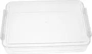 KAILIKETIY File Storage Box Document Organize Folders Home Office Organiser Cover Clear Desk Containers with Lids for Organizing Boxes Transparent Paperwork Organization Large White The Pet