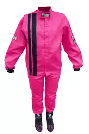 PINK KIDS FIRE SUIT RACE SUIT 2 PIECE JACKET & PANTS SFI 3.2A/1 SIZE 12/14