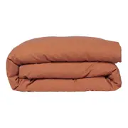 Ecology Dream Size King Bed Soft Quilt Cover Clay Brown Home Bedding/Linen