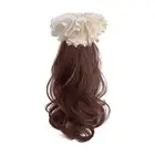 Claw Curly Hair Extensions Girl Ponytail Extension with Hair Tie Hairpieces