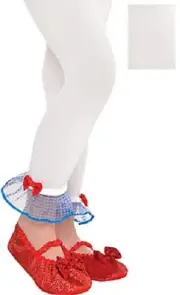 The Wizard of Oz Dorothy Child Size Footless Tights Size 4-6