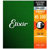 在飛比找momo購物網優惠-【ELIXIR】美國 ELIXIR 四弦貝斯弦 45-100