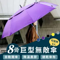 在飛比找松果購物優惠-樂嫚妮 雙龍TDN 8骨巨型無敵傘/商務傘/雨傘/直傘/超大