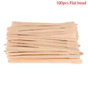 100PCS Woman Wooden Body Hair Removal Sticks Wax Waxing Disposable Sticks Beauty