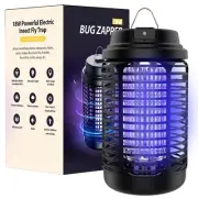 Bug Zapper Outdoor, Mosquito Zapper Indoor with Dusk to Dawn Light Sensor, 40...