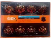 Sound Activated Jack-O-Lantern Lights - LED Indoor Light Set 8 Battery Operated