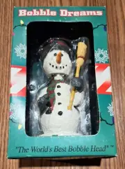 New Bobble Dreams Hand Crafted Frosty the Snowman Bobble Head