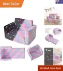 Kids Sofa, Glow in The Dark Toddler Chairs Children's 2 in 1 Convertible Sofa...