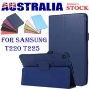 For Samsung Galaxy Tab A7 Lite T220 8.7" PU Leather Flip Protective Case Cover