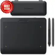 Drawing Tablet Portable Wireless Pen Tablet 8192 Levels 2 Stylus Win/Mac/Linux