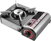 Portable Camping Stove Mini Camping Stove, Portable Burner With Safety Valve, Lightweight & Windproof For Picnics, Backpacking, Outdoor Cooking (900g)