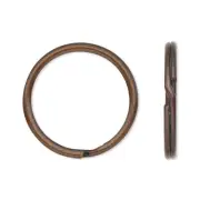Bulk Steampunk Antiqued Copper 24mm Key Chain Jewelry Split Ring Findings 10 pcs