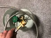 Bromic Gas Hose CGA600 to POL Cylinder Fitting Adaptor 1500mm Mapp to LPG