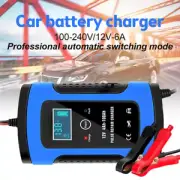 Smart Intelligent Car Battery Charger-Automatic Pulse Repair Jump Starter 12V6A