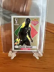 2022 FIFA World Cup Qatar Stickers Brazil Edition Extra Legends Gold Sadio Mane