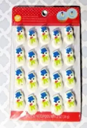 Wilton Icing Decorations Snowmen 20 Count Cupcakes Cookies + More Sealed