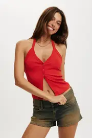 [Cotton On Women] Cotton On Women - Micro Low Denim Short - Rusty blue 10 RUSTY BLUE