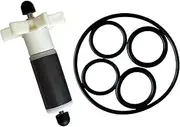 Hot Tub Water Pump Impeller for Spa Lay Z #P4071 58113 E02 Impeller with 1Pcs Stainless Steel Shaft and 5Pcs Pump Seal Ring Filter Pump Impeller Replacement