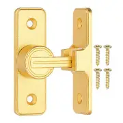 90° Barn Door Lock Flip Latches Safety Door Bolt Lock Gold