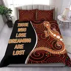 Aboriginal Doona Duvet Cover Lizard DreamingBedding Set Queen King Double Gift