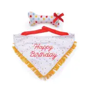 ZippyPaws Birthday Bandana & Bone