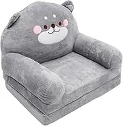 Baby Plush Seat Elephant Shaped Boys and Girls Couch Chair Folding Sofa for Boys Girls Versatile Appropriate for Bedroom Living Room Nursery Random