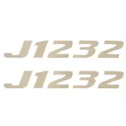Lowe Boat Decals 1938733 | J 1232 Ivory 7 1/4 x 1 Inch (Pair)