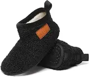 ditont Toddler Boys Girls Indoor House Slippers Lightweight Kids Baby Non-Slip First Walking Home Socks Shoes