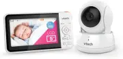 Vtech BM5550AU 5" Full Colour Pan & Tilt Video Baby Monitor