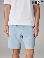 Light Blue Soft Fabric Jersey Shorts (N47399) | $20