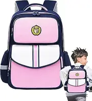 [Generic] Kids Backpack for School,Student Backpack School Backpack | Waterproof Kindergarten Backpacks, School Bag with Night Reflection, Multi-Pocket Back Pack for Boys Girls