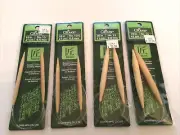 Lot of 4 Various Clover Takumi Bamboo Circular Knitting Needles 16 Inch - NEW