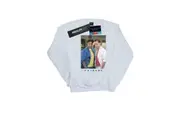 Friends Womens/Ladies Ross And Chandler College Sweatshirt (White) - UTBI18233