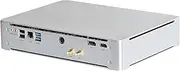 HUNSN 8K Mini PC, Small Server, Gaming Computer, Intel XEON D-1581, Windows 11 or Linux Ubuntu, BM28, AMD Radeon RX 6400 4G Graphic, Wi-Fi 6, BT 5.2, DP1.4a, HDMI2.1, 64G RAM, 1TB NVME SSD