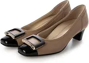 Riz raffinee(リズ ラフィーネ) Liz Rafine RRLF43280OK220 Women's Oak Pumps, 8.7 inches (22.0 cm), Brown (Oak), 22.0 cm