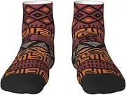 [JBYJBX] African Mud Cloth Tribal Print Adult Socks Womens Mens Workout Thermal Cozy All-Season Gift Holiday Articles Use
