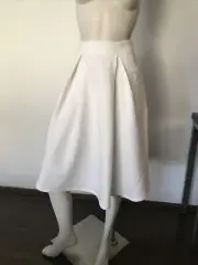 Atmos & Here Women Skirt Size 12. Bnwt. Ivory