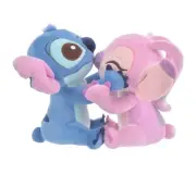 Disney Store Japan Stitch & Angel Happy Hug Soft Plush Toy Brand New with Tag