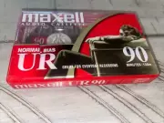 *Sealed* Maxell Audio Cassette Tape UR90 Normal Bias